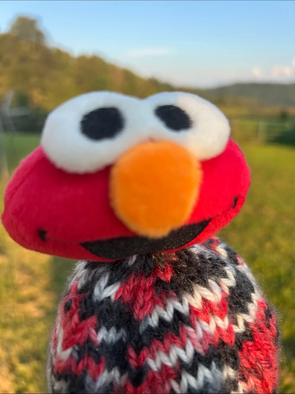 Handcrafted Elmo child beanie